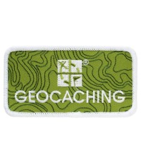 Geocaching Logo Märke med kardborre